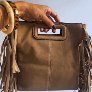 bolso Maje antelina flecos