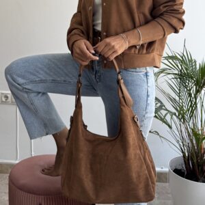Bolso antelina camel