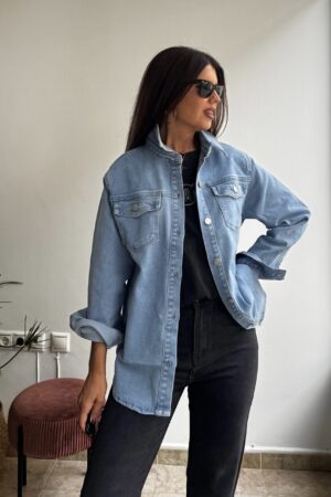 chaqueta/sobrecamisa denim
