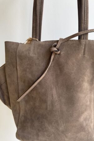 Conjuto Bolso hombro taupe