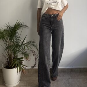 jeasn wide leg desgastado negro 002