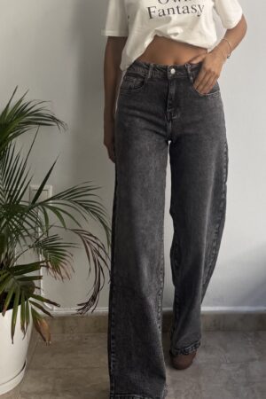 jeasn wide leg desgastado negro 002