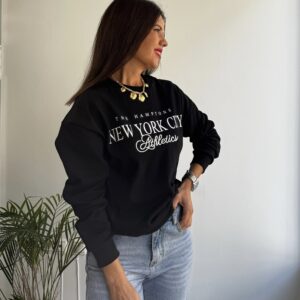 Sudadera en color negro