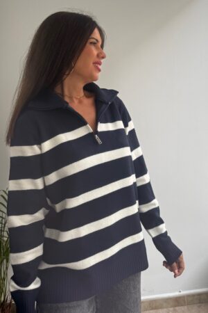 Jersey marino cremallera