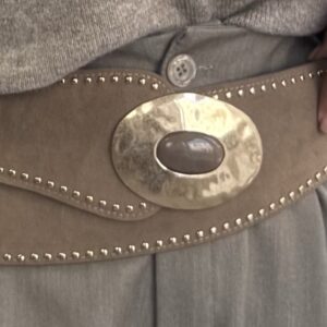 Cinturón/ fajín taupe