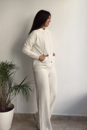 Conjunto punto Marlet blanco marfil