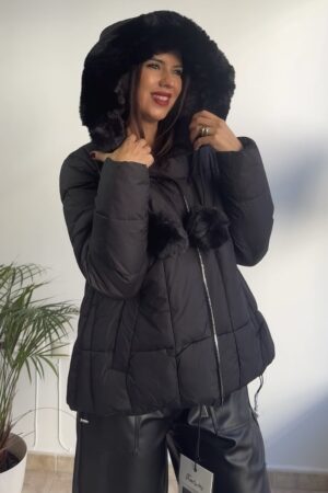 Anorak gorro pelo