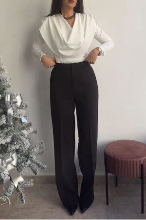 Pantalón traje negro