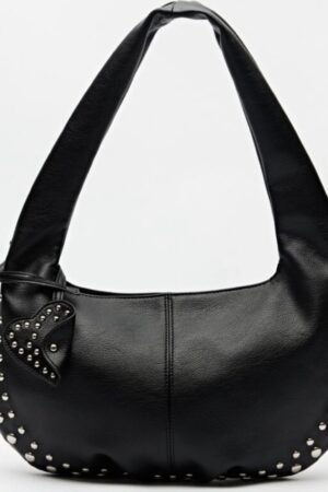 Bolso  tachuelas efecto piel