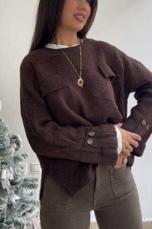 Jersey marrón Denisa