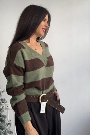 Jersey verde/ marrón