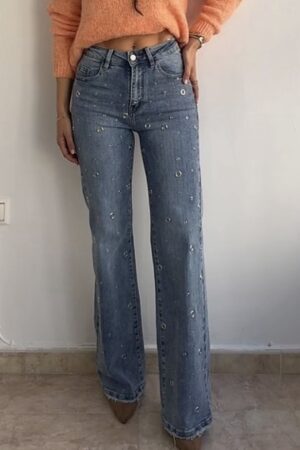 Jeans arandelas