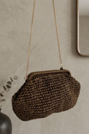 BOLSO CLUTCH FIBRA NATURAL