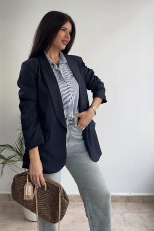 Chaqueta azul marino