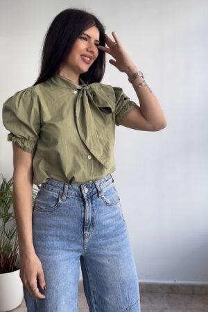 Blusa lazo verde