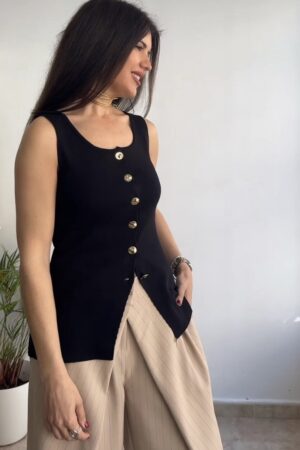 Chaleco detalles botones