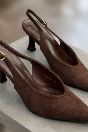 Zapato tacón marrón Souriant