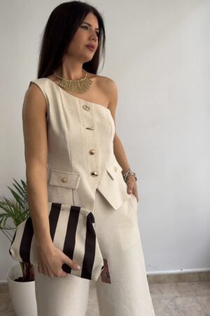 Conjunto chaleco y bermuda