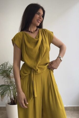 Conjunto Junne mostaza