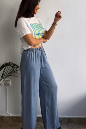 Pantalón tela tipo denim