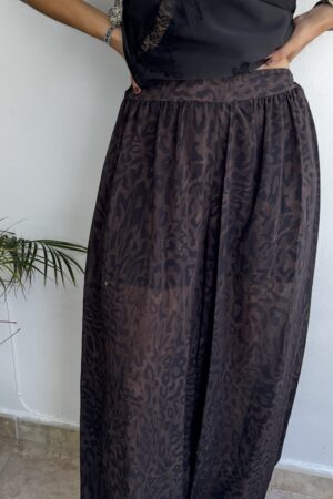 Pantalón gasa LEOPARDO