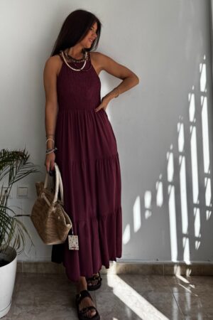 Vestido nido Guinda