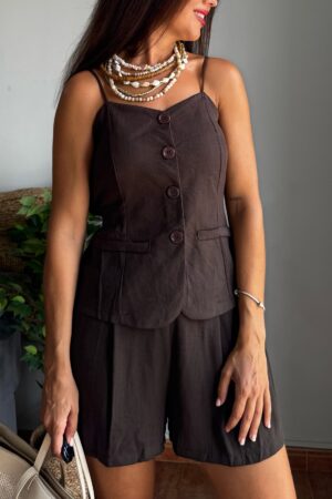 Conjunto HC marrón