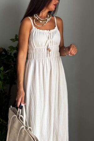 Vestido Safari beige