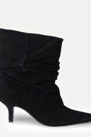 Botin arrugado negro