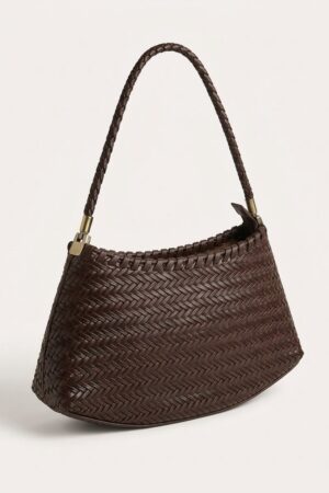 Bolso Trenzado marrón